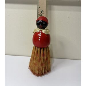 Aunt Jemima or Mammy 7" Coat or Crumb Brush Hand painted 1930-1950
